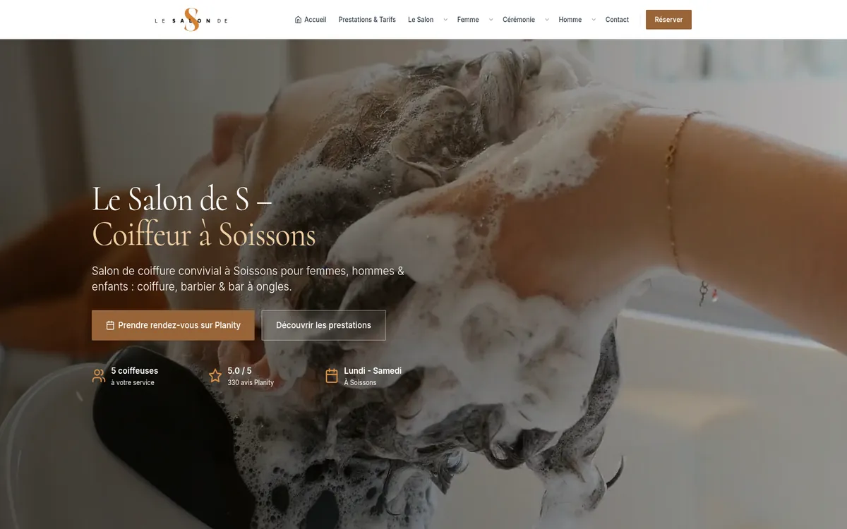 Aperçu du site salon-s